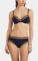 Thumbnail for your product : Eres Women's White Rain Jersey & Lace Underwire Bra - Navy
