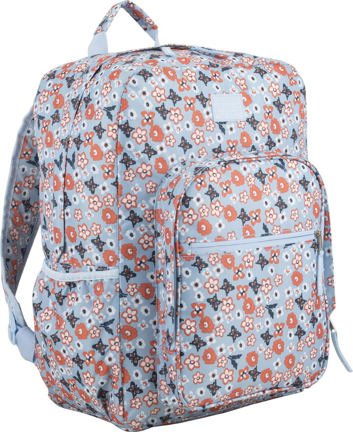 Eastsport Unisex Fashion Lifestyle Backpack, Flowers