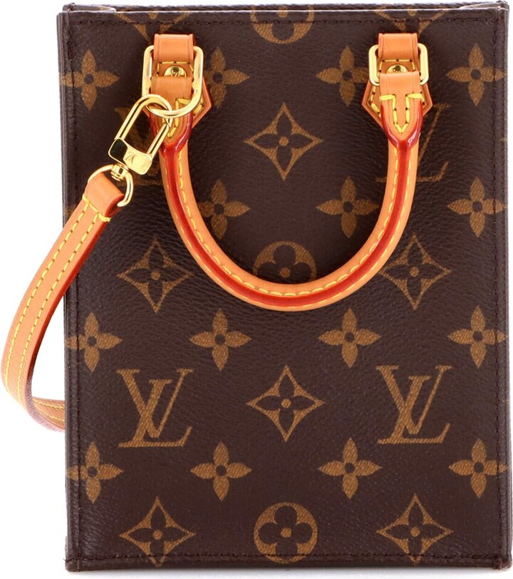 Louis Vuitton Petit Sac Plat Bag Monogram Canvas (Authentic Pre-Loved)