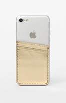 Thumbnail for your product : LA Hearts Gold Metallic Phone Pocket
