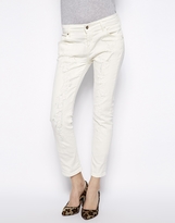 Thumbnail for your product : MANGO Rip & Repair White Jeans