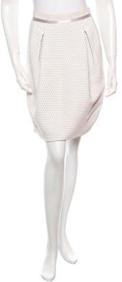 Marc Jacobs Pleated Jacquard Skirt