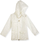 Thumbnail for your product : Armani Junior Translucent Starfish Raincoat, White, Size 4-8