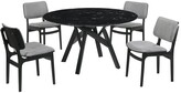 Thumbnail for your product : Armen Living Venus And Lima 5Pc Marble Round Dining Set