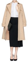 Thumbnail for your product : Nobrand Asymmetric pleat stretch jersey midi skirt