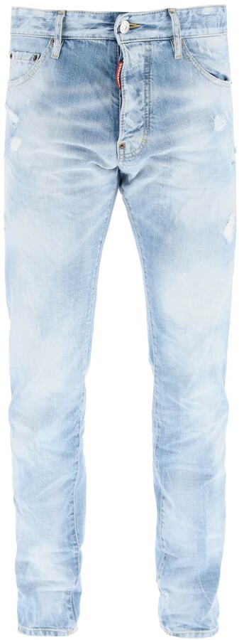 Condimento Prueba Destreza DSQUARED2 Spring Sky Wash Cool Guy Jeans - ShopStyle