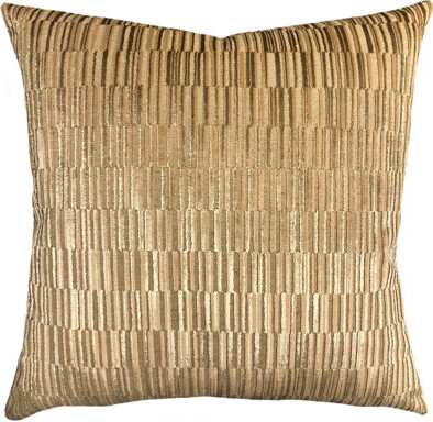Highgrove Cleaveland Down Striped Square Pillow Cover and Insert