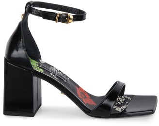 beah block heel ankle strap sandal