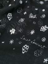 Thumbnail for your product : Saint Laurent floral print scarf