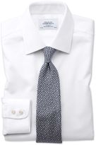 Thumbnail for your product : Charles Tyrwhitt Classic Fit Non-Iron Square Weave White Cotton Dress Shirt Single Cuff Size 15/34