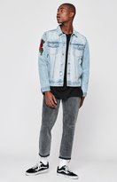 Thumbnail for your product : PacSun Slim Cropped Washed Black Jeans
