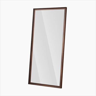 Latitude Run 70*32 inch full-body floor mirror with Artificial wood frame, elegant design and durability, a must-have for bedrooms, clothing stores and salons