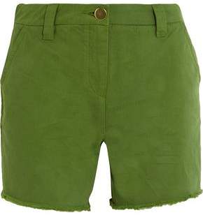 Topshop Badgemore Cotton-Drill Shorts