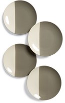 Thumbnail for your product : Gibson Half-Dipped Dessert Plates (Set of 4)
