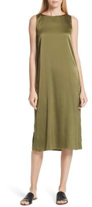 Eileen Fisher Stretch Silk Tank Dress