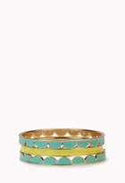 Thumbnail for your product : Forever 21 Scalloped Bangle Set