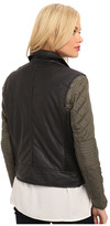 Thumbnail for your product : Dollhouse Zip Front Moto w/ Side Accordian Panels