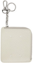 Thumbnail for your product : Maison Margiela Off-White Key Chain Card Holder