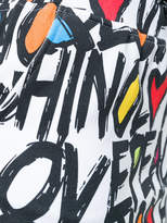 Thumbnail for your product : Love Moschino typography print skirt