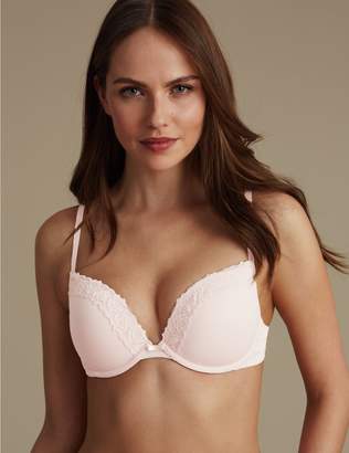 Marks and Spencer 2 Pack Lace Padded Push-up Bras A-E