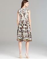 Thumbnail for your product : Kate Spade Scoop Neck Landscape Dress