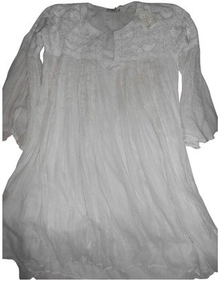 Mes Demoiselles ... White Cotton Dress for Women