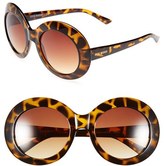 Thumbnail for your product : Steve Madden 55mm 'Glam' Oversized Oval Sunglasses