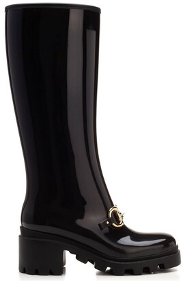 Gucci Horsebit Knee-High Boots