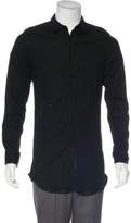 Thumbnail for your product : G Star Defend Longline Faux Leather-Trimmed Shirt