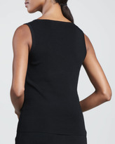 Thumbnail for your product : Carmen Marc Valvo Carmen by Scoop-Neck Jersey Tank
