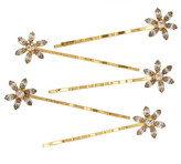 Thumbnail for your product : Jennifer Behr Set of five Swarovski crystal-embellished hairclips