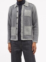 Thumbnail for your product : Inis Meáin Patch-pocket Merino-blend Cardigan Jacket - Grey