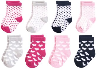 Luvable Friends Basic Socks, 8-Pack, 0-24 Months