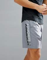 Thumbnail for your product : Under Armour Training Woven Graphic Shorts In Grey 1320203-513