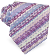 Thumbnail for your product : Missoni Micro Zig Zag Woven Silk Tie