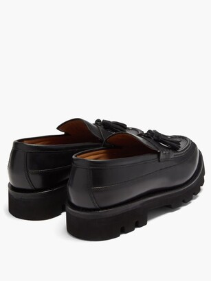 Grenson Booker Tasselled Leather Loafers - Black
