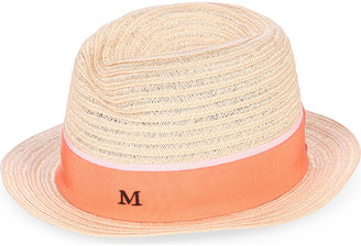 Maison Michel Virginie Mini Straw Fedora Hat - for Women