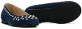 Thumbnail for your product : Ermanno Scervino Studded Ballerinas