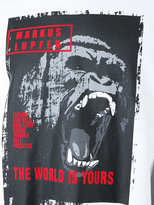Thumbnail for your product : Markus Lupfer gorilla print sweatshirt