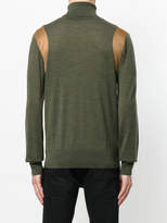 Thumbnail for your product : DSQUARED2 panelled turtle neck sweater