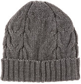 Thumbnail for your product : Moncler Cable-Knit Cap-Dark Grey
