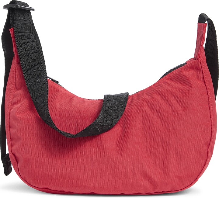 Small Recycled Nylon Crescent Bag