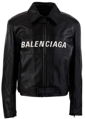 Balenciaga Leather jacket - ShopStyle
