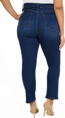 CURVE APPEAL Straight Leg Jeans - ShopStyle Plus Size Denim