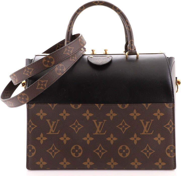 Speedy doctor 25 leather handbag Louis Vuitton Brown in Leather