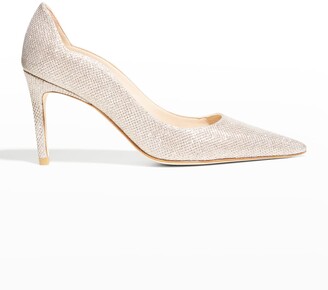 stuart weitzman glitter shoes