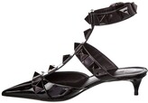 Thumbnail for your product : Valentino Roman Stud 40 Patent Ankle Strap Pump