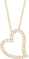 Thumbnail for your product : Nadri Pave Open Heart Pendant Necklace