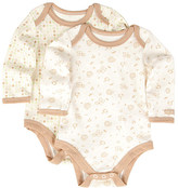 Thumbnail for your product : Natures Purest Tiny Squares set of two bodysuits 0-6 months - for Men