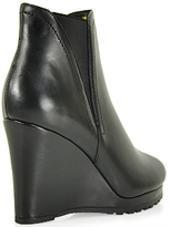 Thumbnail for your product : Footnotes Jamilla - Leather Wedge Elastic Bootie